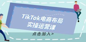 （12156期）TikTok电商布局实操运营课：从新手到精通，成为TikTok带货运营高手-聊项目