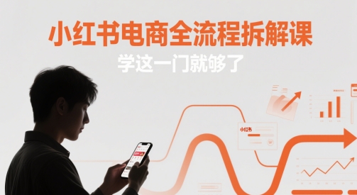 小红书电商全流程拆解课，学这一门就够了-聊项目