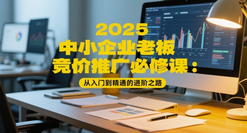 2025中小企业老板竞价推广必修课：从入门到精通的进阶之路-聊项目