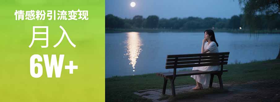 情感粉引流变现实操课：单月变现6w+，情感粉引流变现实操课-聊项目
