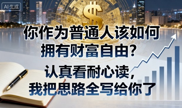 付费文章：你作为普通人该如何拥有财富自由？认真看耐心读，我把思路全写给你了-聊项目