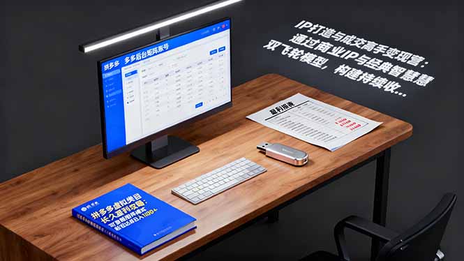 IP打造与成交高手变现营:通过商业IP+经典智慧双飞轮模型 构建持续收钱系统-聊项目