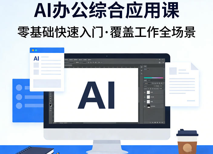 AI办公综合应用课，零基础快速入门，覆盖了工作中各种应用场景-聊项目